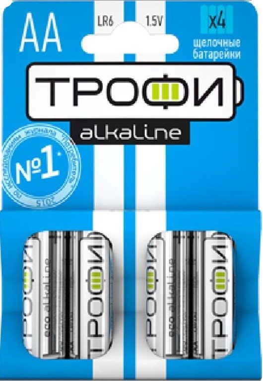 Батарейка Трофи R6-4BL