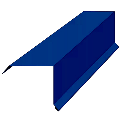Купить планка торцевая ral5005 120х95 2м синий в интернет-магазине "Корд".