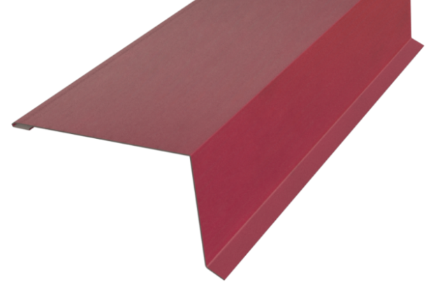 Купить планка торцевая ral3005 100х50 2м вишня в интернет-магазине "Корд".