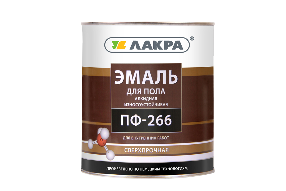 Купить эмаль пф-266 желто-коричневая  3,0кг лакра в интернет-магазине "Корд".