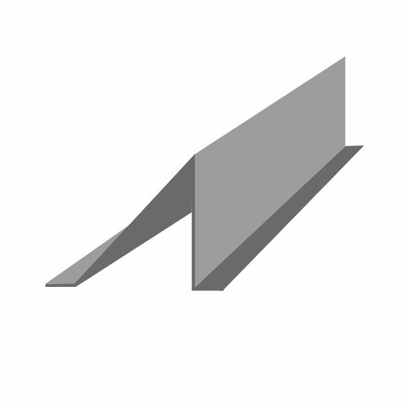 Купить снегозадержатель оцинкованный 30х100х80х30 l-2,0 м  в интернет-магазине "Корд".