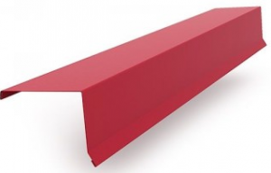 Планка карнизная RAL3011 110х70 2м красный 