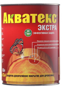 Акватекс Экстра 0,8кг красное дерево