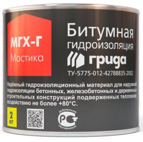 Мастика битумная Грида 2кг