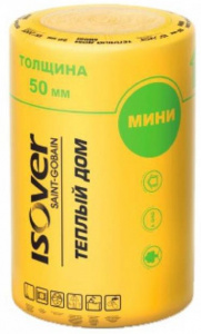 Утеплитель Изовер Теплый дом твин мини 8200х610х50 10,0м.кв. 0,5м.куб.
