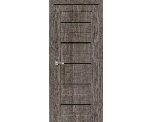 Купить дверь мода 22 ash wood black line 200х70 в интернет-магазине "Корд".