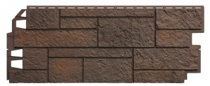 Сайдинг темно-коричневый 1,0х0,42м Vilo Sandstone