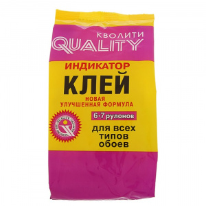 Клей обойный QUALITY 200г индикатор 