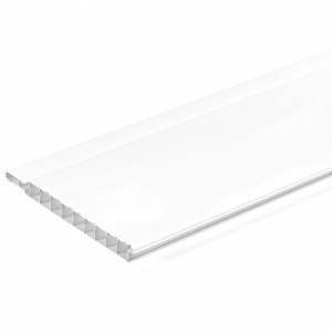 Вагонка ПВХ Белая 0,1х3,0м 8-10мм 