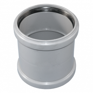 Муфта d 110 ПВХ серая 