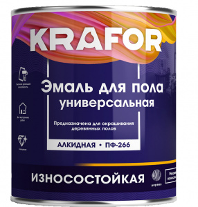 Эмаль ПФ-266 золотистый 6,0кг Крафор