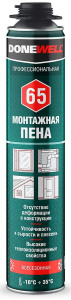 Пена монтажная Donewell 65 1000гр проф.всесезонная